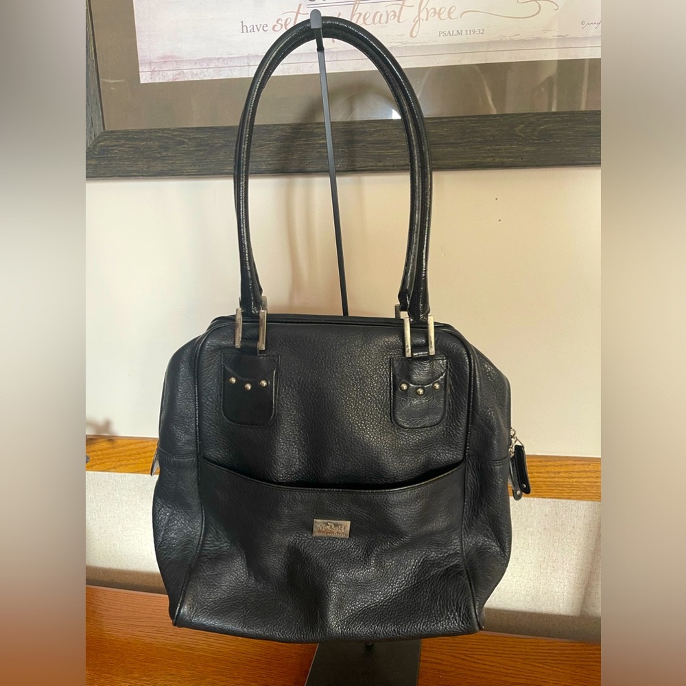 Mario Hernandez Black Leather Purse
